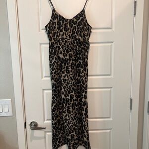 BP Leopard Print Midi Dress